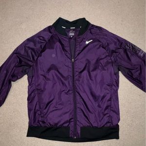 Purple Nike trainer jacket